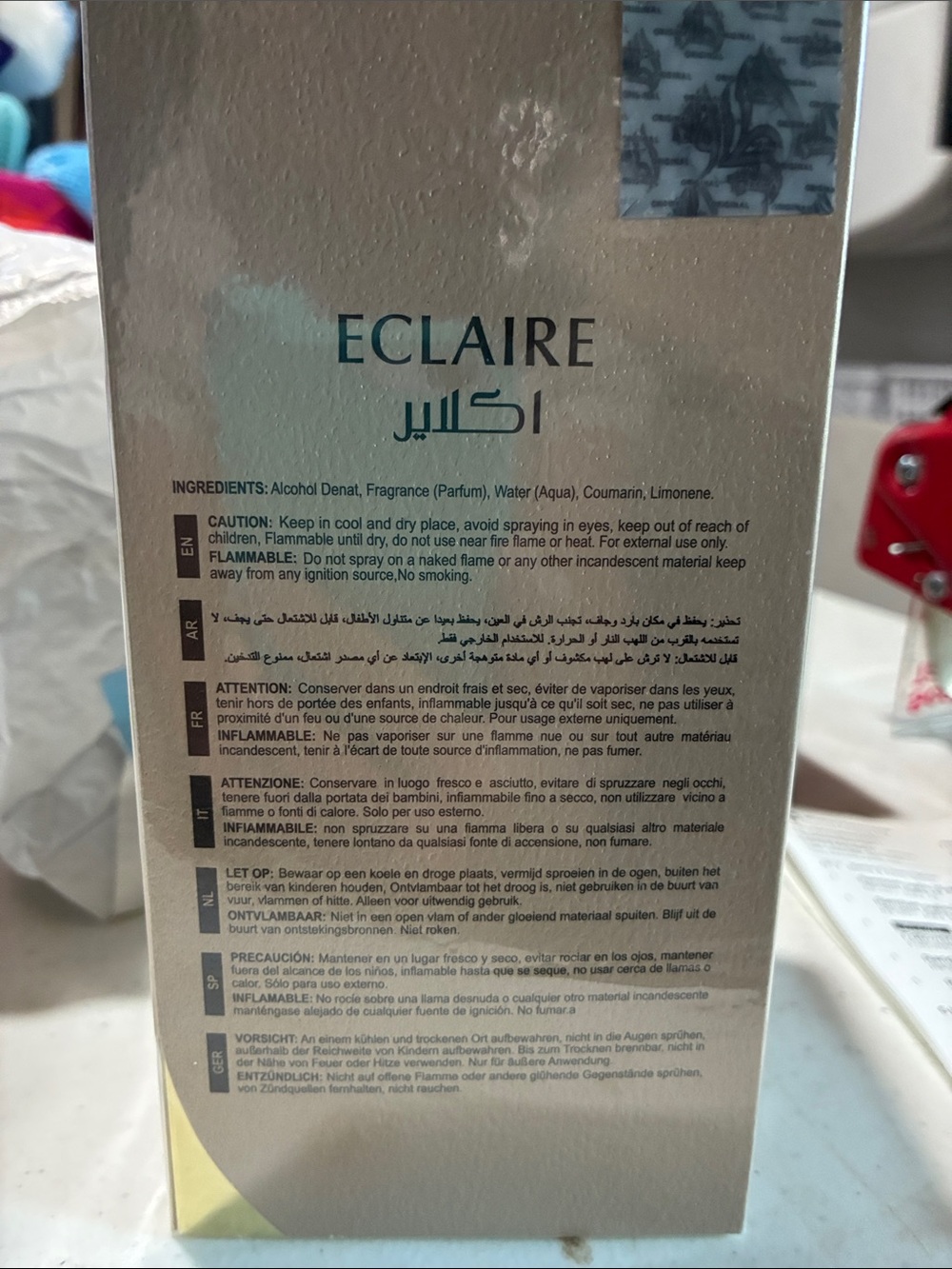 ECLAIRe Women Skincare Fragrance - Champagne Gold Finish - Picture 2 of 2